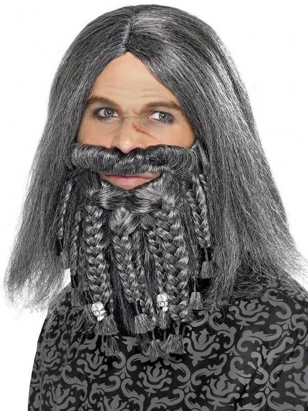 Pirate Wig & Beard Set