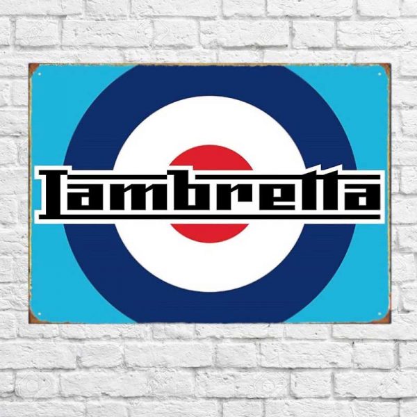 Metal Sign Lambretta