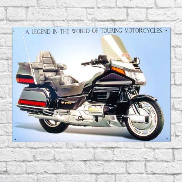 Metal Sign A Legend In The World Of Touring Motorcycles