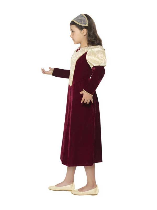 Tudor Damsel Princess Kids Costume - Image 2