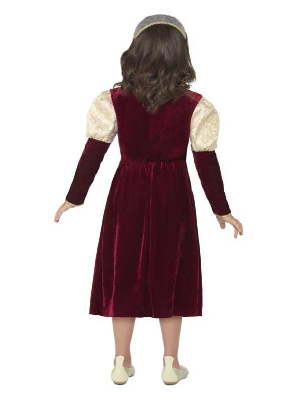 Tudor Damsel Princess Kids Costume - Image 3