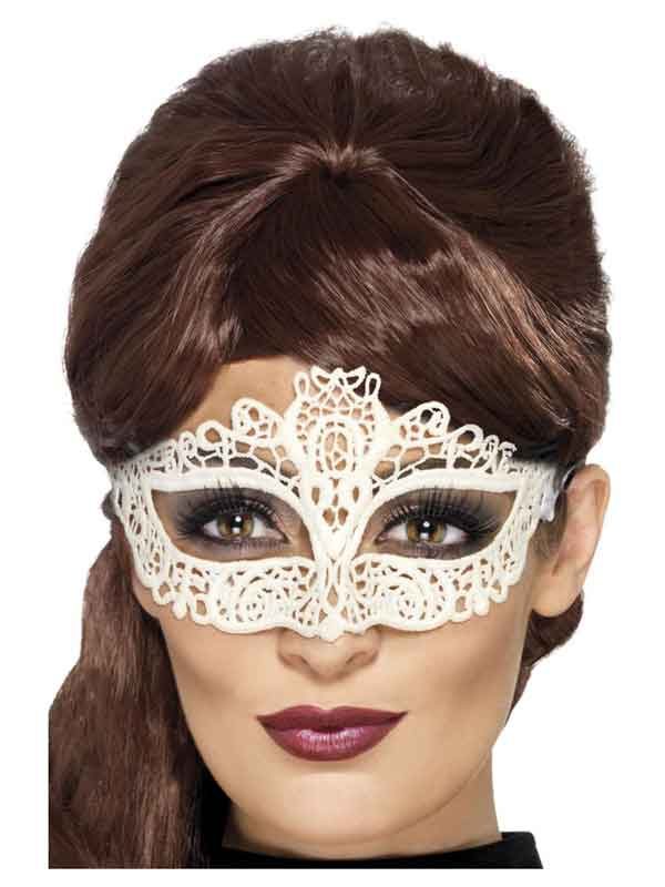 Embroidered Lace Filigree Eye Mask