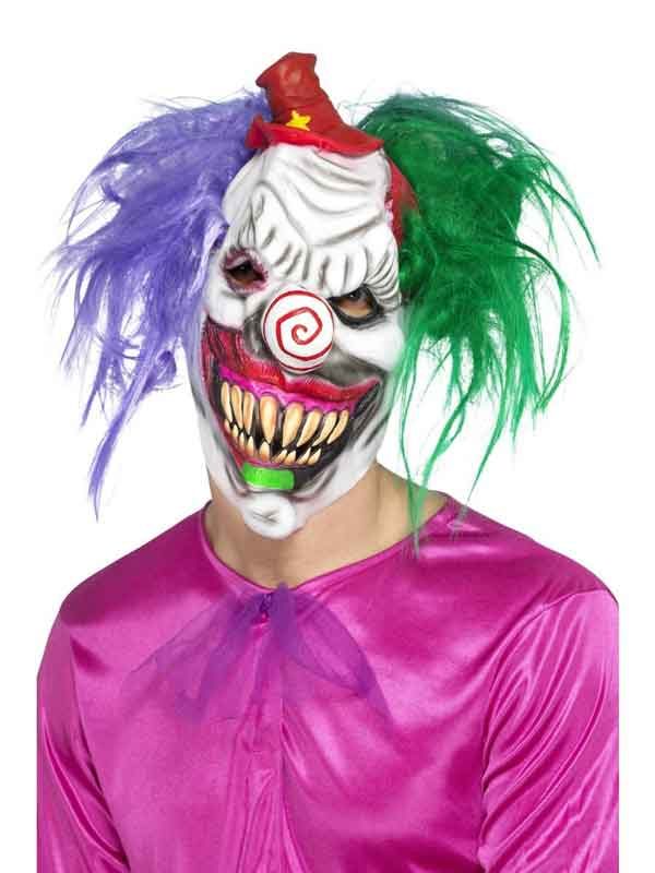 Kolourful Killer Klown Latex Mask