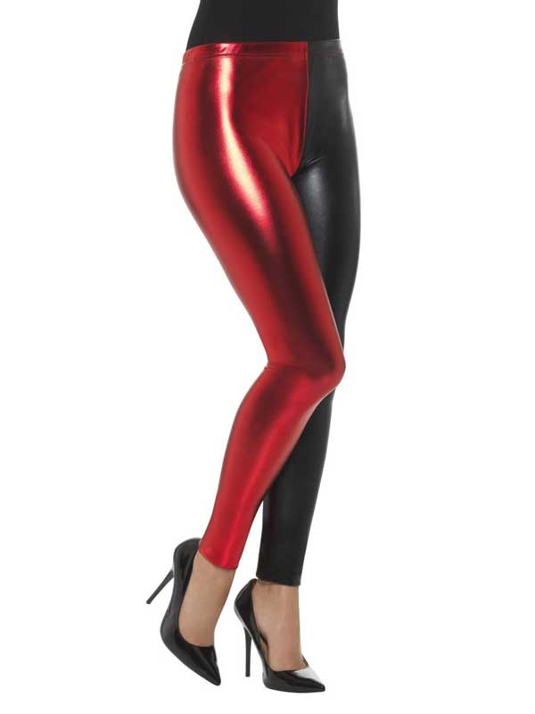 Leggings, Harlequin Red & Black | Spiveys Web