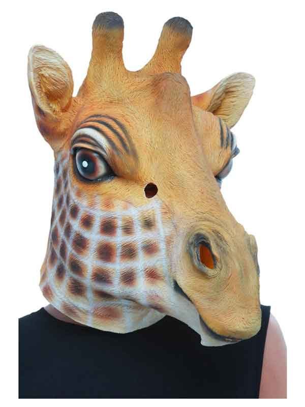 Giraffe Latex Mask