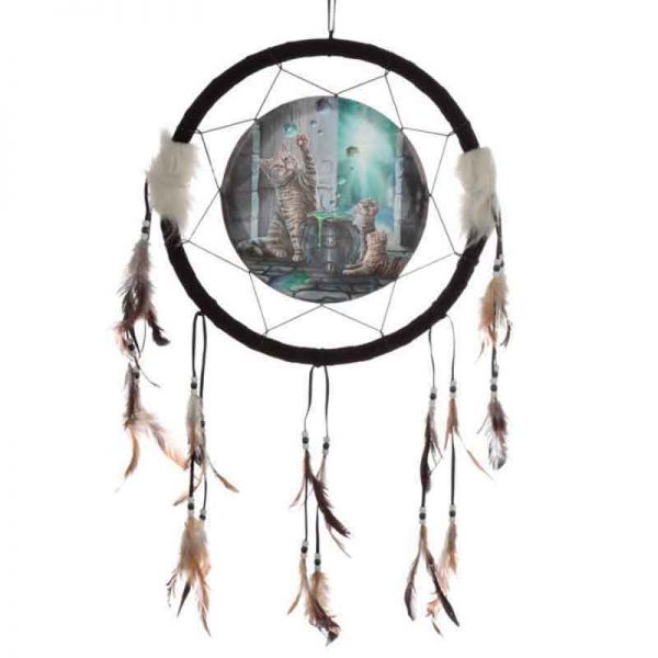 Lisa Parker Hubble Bubble Cat & Kitten Dream Catcher 33cm