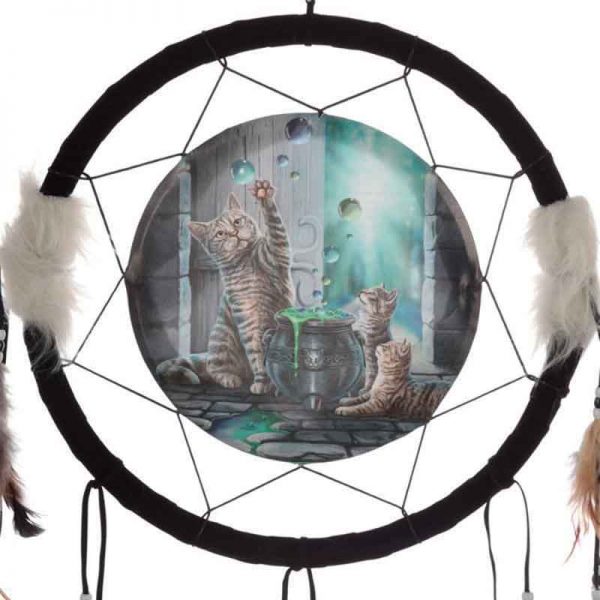 Lisa Parker Hubble Bubble Cat & Kitten Dream Catcher 33cm - Image 2