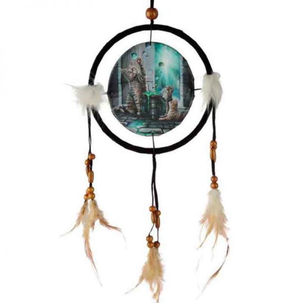 Lisa Parker Hubble Bubble Cat & Kitten Dream Catcher 16cm