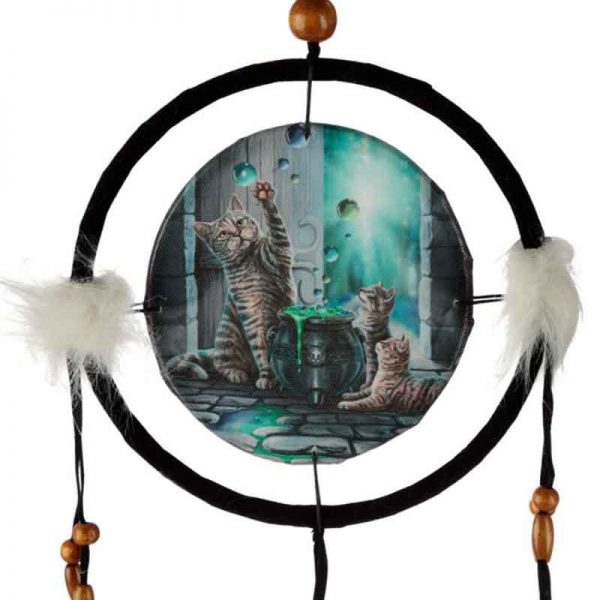 Lisa Parker Hubble Bubble Cat & Kitten Dream Catcher 16cm - Image 2