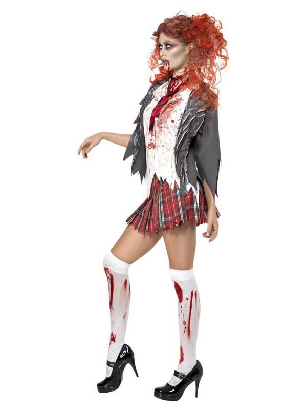 Zombie School Girl Costume - Image 2