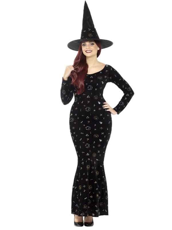 Deluxe Black Magic Ouija Witch Costume