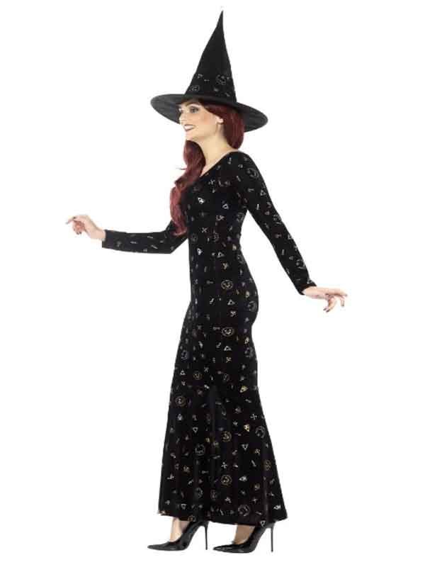 Deluxe Black Magic Ouija Witch Costume - Image 2