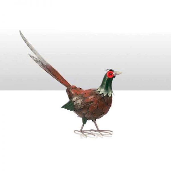 Metal Pheasant Garden Figure