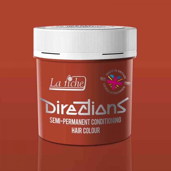 Flame Red Semi-Permanent Hair Dye