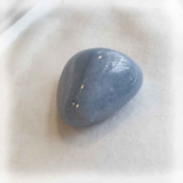 Tumble Polished Angelite Gemstone