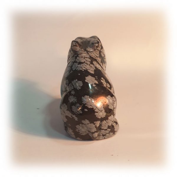 Snowflake Obsidian Relaxed Hippo - Image 2