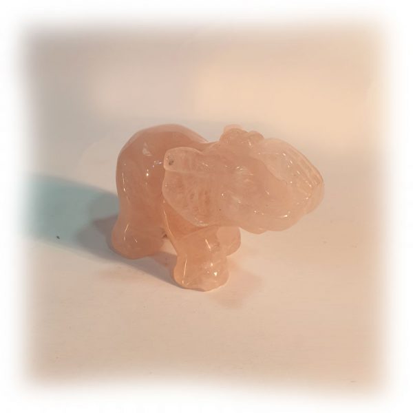 Rose Quartz Elephant