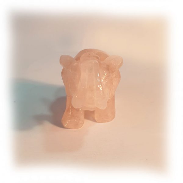 Rose Quartz Elephant - Image 3