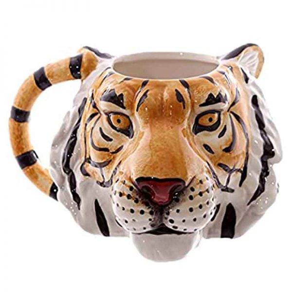 Tiger Head Shaped Mug