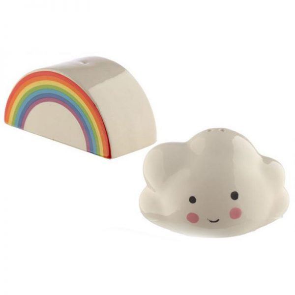 Rainbow & Cloud Salt & Pepper Set