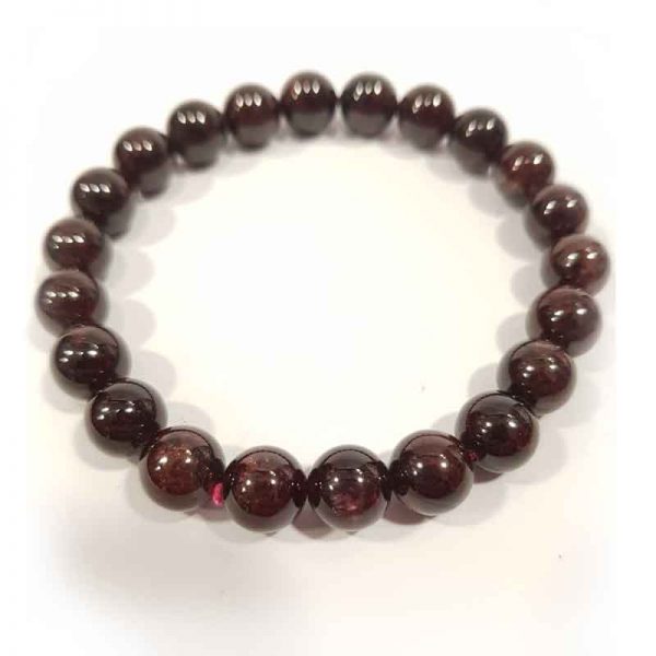 Elasticated Garnet Bracelet