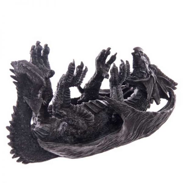 Gothic Grey Dragon Wine Bottle Holder - Image 4