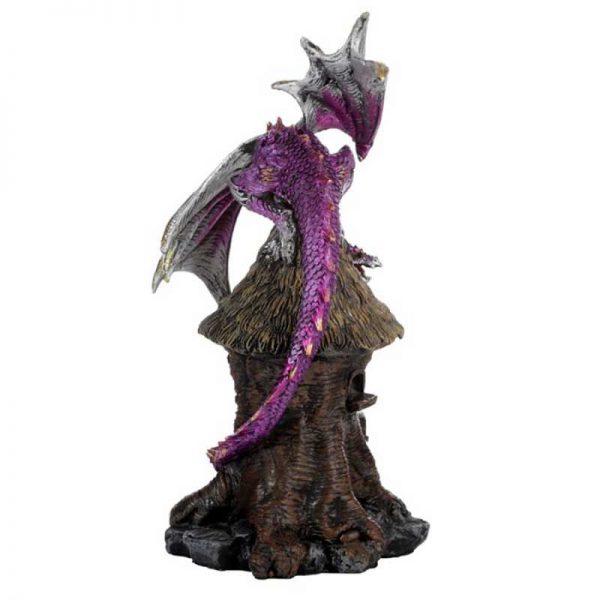 Dark Legends Woodland Spirit LED Dragon - Thatch Cabin - Image 3