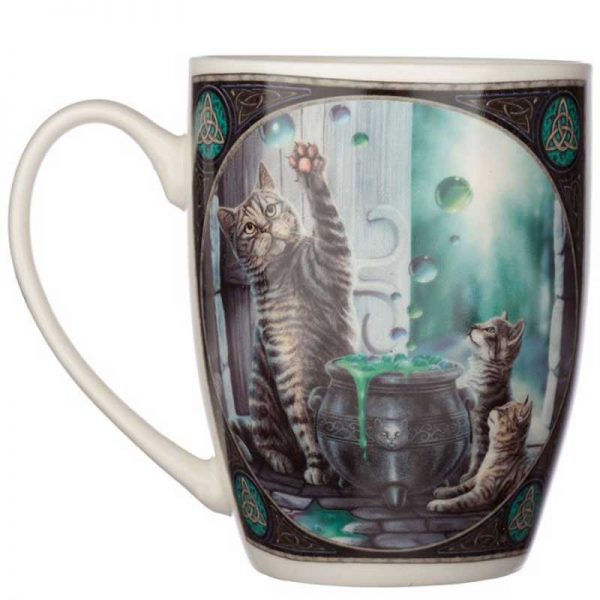 Lisa Parker Hubble Bubble Cat & Kittens Porcelain Mug - Image 4