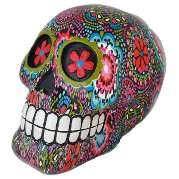 Day Of The Floral Print Skull