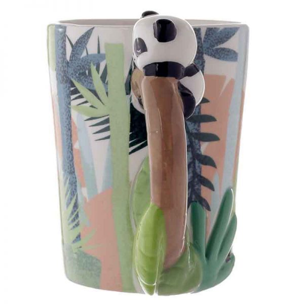 Pandarama Panda Ceramic Shaped Handle Mug - Image 4