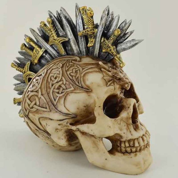 Sword Mohawk Skull - Image 4