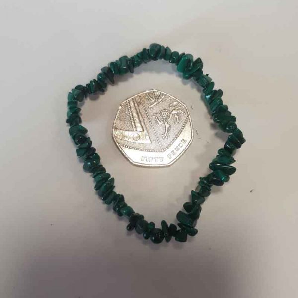 Malachite Chip Bracelet - Image 2