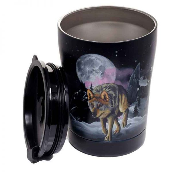 Protector of the North Wolf Reusable Stainless Steel Hot & Cold Thermal Insulated Food & Drink Cup - Image 3