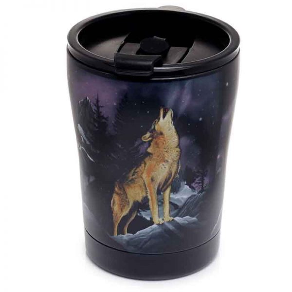 Protector of the North Wolf Reusable Stainless Steel Hot & Cold Thermal Insulated Food & Drink Cup - Image 4