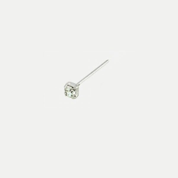 Sterling Silver Square Clawset Nose Pins (Sold Separately) - Image 4