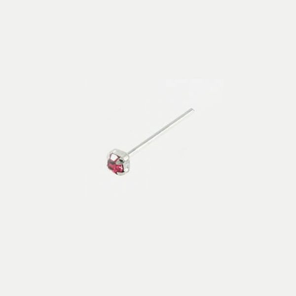 Sterling Silver Square Clawset Nose Pins (Sold Separately) - Image 6