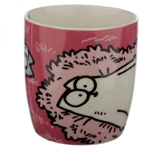 Pink Simon's Cat Porcelain Mug - Image 2