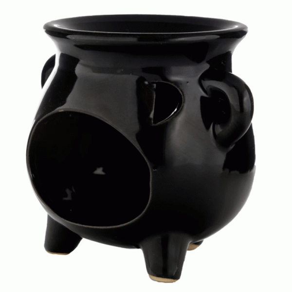 Eden Large Black Cauldron Oil Burner - Image 2