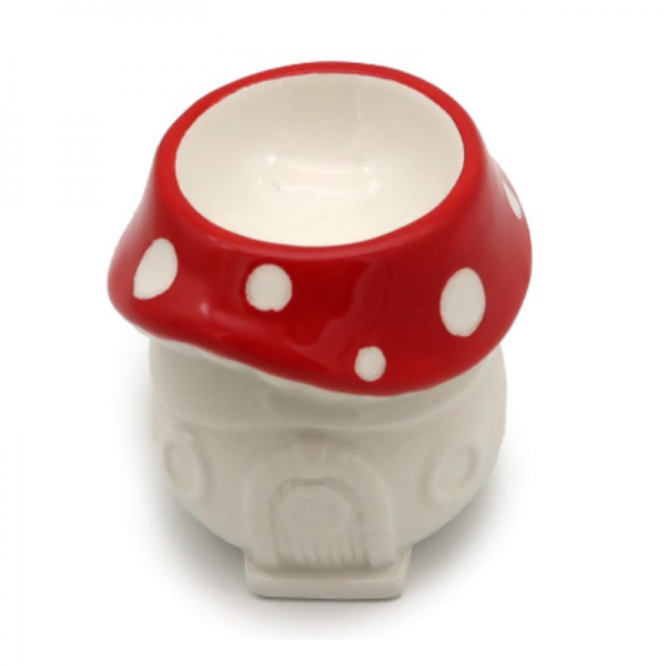 Fairy Toadstool House Ceramic Egg Cup