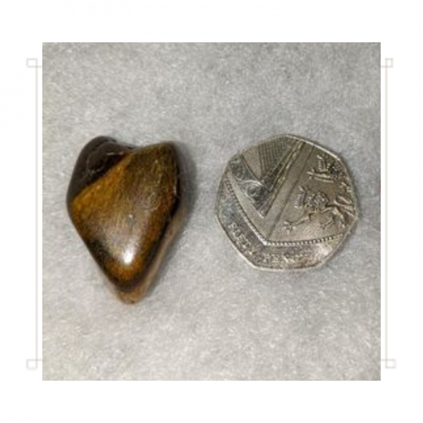 Large Tumble Polished Tigers Eye Gemstone