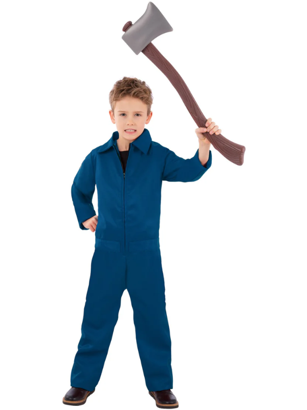 Kids Unisex Navy Boiler Suit Costume - Image 2